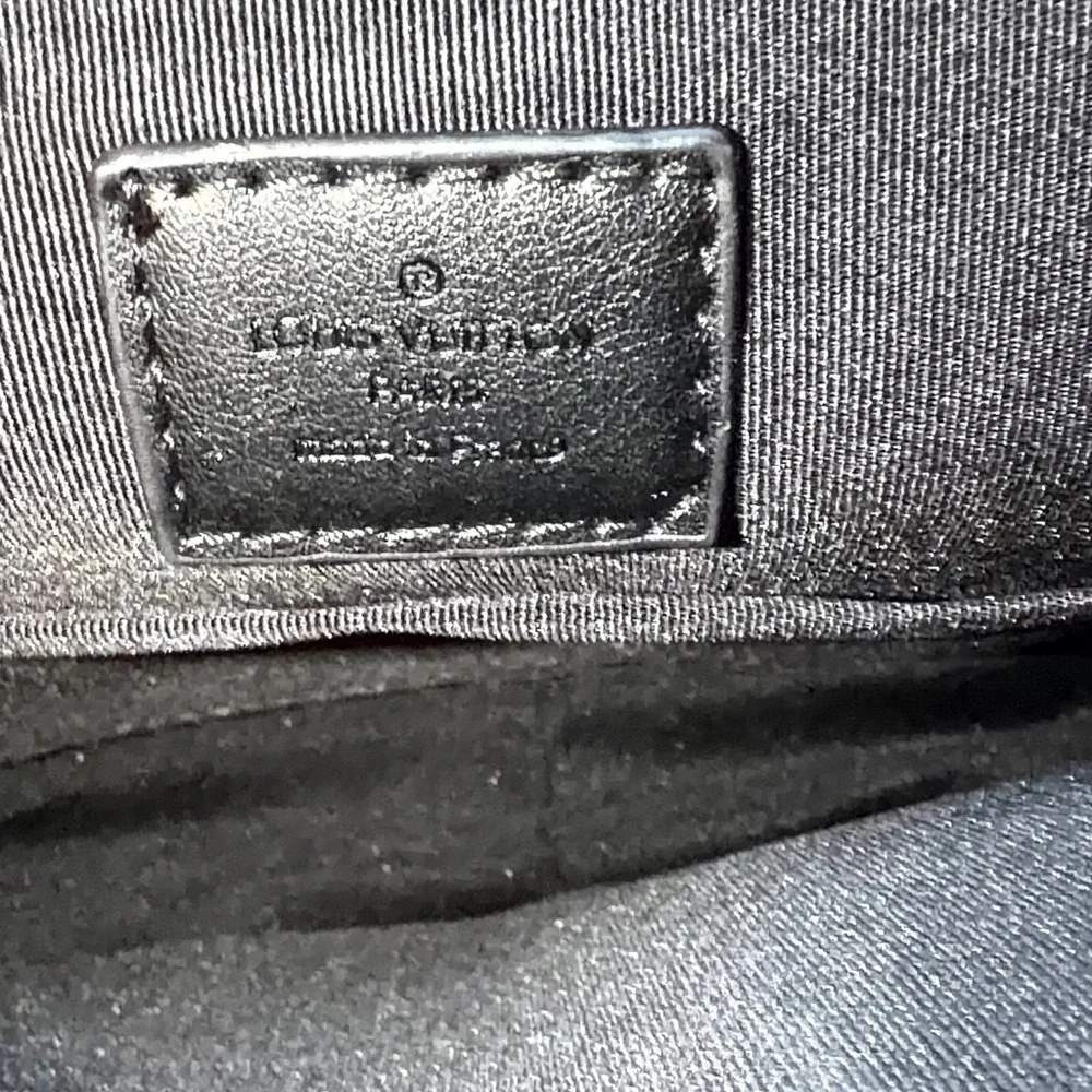 Louis Vuitton Men's Monogram Messenger Bag in Black and Gray